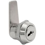 Ifam - serrure 111 a. nickel. languette droite 34mm. avec 2 cls.