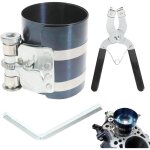 Ikodm - pinces � anneau de piston de voiture, 3 pouces compresseur de segment de piston 53 - 175mm pince ...