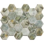 Ilcom ? mosa�que en verre press� ? 43, 5 cm x 32 cm ? finition brillante pour salle de bain et cuisine ...