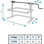 Imex el zorro 71570 support reglable, 71570