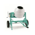 Imer - b�tonni�re �lectrique tractable cuve 235 litres