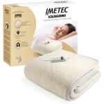 Imetec 16799 couverture et coussin chauffant couverture chauffante 55 w blanc laine Imetec 16799 couverture et coussin chauffant couverture chauffante 55 w blanc laine