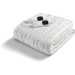 Imetec 16882 sur - matelas �lectrique blanc coton 2 personne(s)