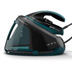 Imetec 9047 centrale vapeur 2400 w 1, 8 l semelle en c�ramique noir, vert