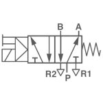 Norgren - imi vanne pneumatique � commande m�canique v51b517a - a213j 24 v / dc mat�riau du bo�tier aluminium ...