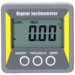 Inclinom�tre multifonction �cran lcd 4x90� niveau � bulle aimants r�gle d'angle mesures absolues relatives ...