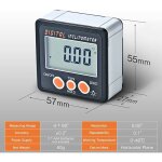 Inclinomtre numrique 0?360  - rapporteur lectronique - coque en alliage d'aluminium - jauge d'angle ...