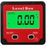 Inclinom�tre num�rique, , lcd et r�tro�clairage, magn�tique de base, avec batterie, aucun tournevis n�cessaire ...