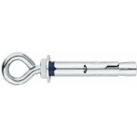Index - cheville anti - rotation pour charges moyennes - piton - zingu m6 x 45 8 - boite de 100