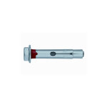 Index - 100 chevilles mtalliques anti - rotation vis tte hexagonale m8 x 80 mm (d. 10 mm) inox a2 - ...