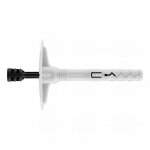 Index - 200 chevilles de fixation de panneaux isolants 10 x 160 mm (d. 10 mm) avec clou polyamide