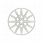 Index - 200 rosaces pour chevilles de fixation de panneaux isolants d. 140 mm