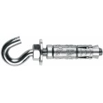 Index - crochet cheville pour fixation mi - lourdes - crochet - zamak m6 x 45 �12 - boite de 50