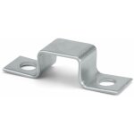 Index - boite de 50 - patte de fixation pour profils type 'c' - inox a4 38 / 40 x 93 mm