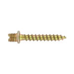 Index - boite de 100 - vis  bois collier de serrage et agrafe rainure - bichromat m6 x 30