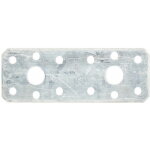 Boite de 50 - platines pour connecteurs bois assemblage et bride plate - atlantis c2 - l 95 x 35
