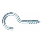 Crochets � oeillet ouvert - acier zingu� 22 x 120 (6 x 74 x 29) - boite de 50