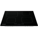 Indesit is 83q60 ne table de cuisson encastrable 59 cm induction 4 feux noir