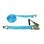 Sangle arrimage 15. 5m x 50mm - tmu 2t / 4t - 2 parties - crochets doigts rapproches