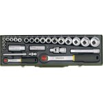 Industrial jeu de cl�s � douille m�trique 1 / 4 (6. 3 mm), 1 / 2 (12. 5 mm) 27 pi�ces 23020 - proxxon ...