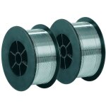 Ine - lot de 2 bob s fil fourr  0. 9mm - 900gr fil soudage mig - mag