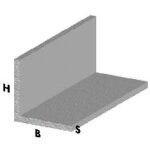 Profil d&39angle cm 100 h argent argent profila aluminium 30x30x1 mm