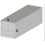 Profil plein carra cm 100 h argent 10x10 mm profila s en aluminium tige