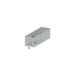 Profil carra cm 100 h argent tube carra aluminium 15x15x1 mm Profil carra cm 100 h argent tube carra aluminium 15x15x1 mm
