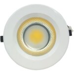 Spot led rond encastrable r&h 3w lumie're blanche froide 6500k 500lm pour usage interne dans plaque de ...