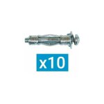 Ing fixations - cheville m�tallique � expansion 5x37 + vis - sachet de 10 - a858220