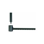 Ing fixations - gond bton 14 cellulaire cataphorse noir queue fer carre 10x150 - a000480