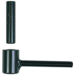 Ing fixations - gond de volet standard, diam�tre 16 mm, noir