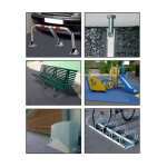 Ing fixations - kit barri�re de parking 8 fixations asphalte �12x100 + th 10 / 25 + r�sine 300 ml mp ...