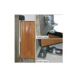 Pivot de portail bois avec seuil  cheviller - kit fixation haute et basse