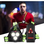 Inhhub lampe course � pied, usb rechargeable lampe de poitrine, lampe torse running, 500 lumen, angle ...