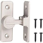 Inhhub verrou serrure de fermeture porte interieure coulissante de lumineux 90� loquet de crochet a porte ...