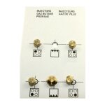Sachet injecteurs, gicleurs gaz butane / propane 8 mm Sachet injecteurs, gicleurs gaz butane / propane 8 mm