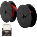 Ink ribbon for din 2103 - 53 mm ruban encreur pour machines conformes - couleurs noir et rouge, id�al ...