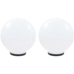 Inlife lampe � led sous forme de boule 2 pcs sph�rique 40 cm pmma