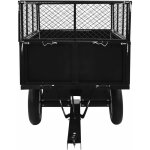 Inlife - remorque basculante pour tondeuse de pelouse charge de 300 kg