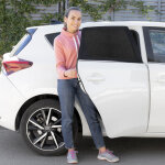 Parasol de voiture en maille uvlock innovagoods pack de 2 units