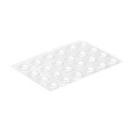 Inofix - tampons de protection adh�sifs pour �tag�re �8 x2, 2 mm (blister 25 uni. )