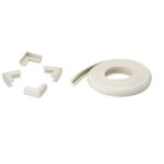 Inofix - rouleau protecteur d'angles 2mts + 4 coins blancs (blister)