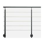 Jardipolys - inoline - kit garde - corps 2m prt  poser en aluminium