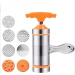 Inoxydable presse p�tes 7 moule, portable machine � p�tes fra�ches, machine � p�tes avec 7 moule, pour ...