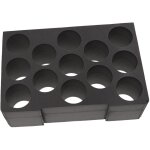 Insert pour cartouches de mousse compatible avec bosch sortimo l - boxx 374 coffre de transport - garniture ...