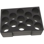 Insert pour cartouches de mousse compatible avec bosch sortimo varoboxx 4 coffre de transport - garniture ...