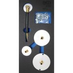 Insert de servante d'atelier 1 / 3 : jeu de bouchons pour purgeur de frein pneumatique 4 pices
