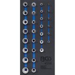 Insert de servante d'atelier 1 / 3 : jeu de douilles de cl�, douze pans 6, 3 mm (1 / 4') / 12, 5 mm (1 ...