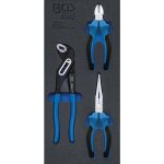 Bgs technic - insert de servante d'atelier 1 / 3 : jeu de pinces 3 pices